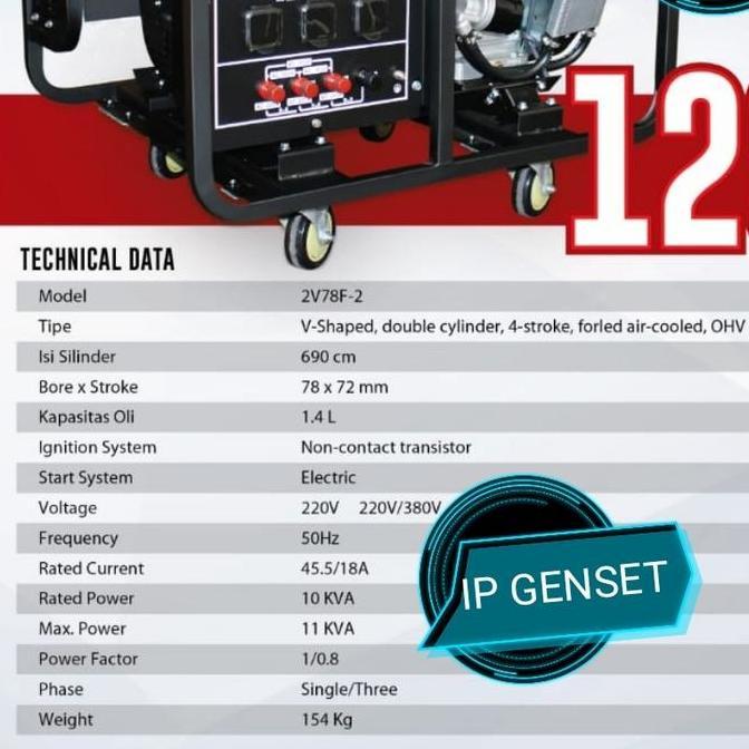 Genset 10000 Watt Starke