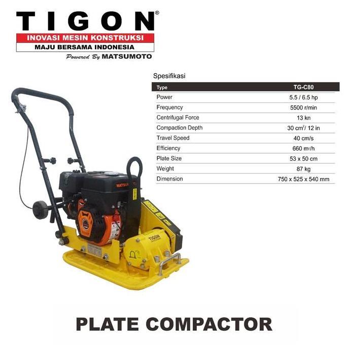 Stamper Kodok Tigon .. Plate Compactor Tigon