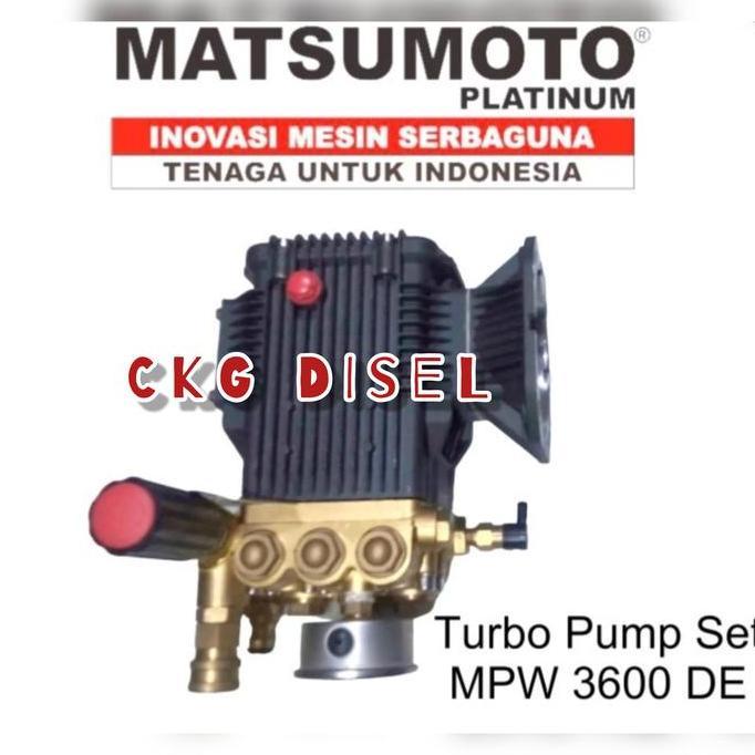 Pump Set Pompa Air Steam Mpw 3600 Matsumoto