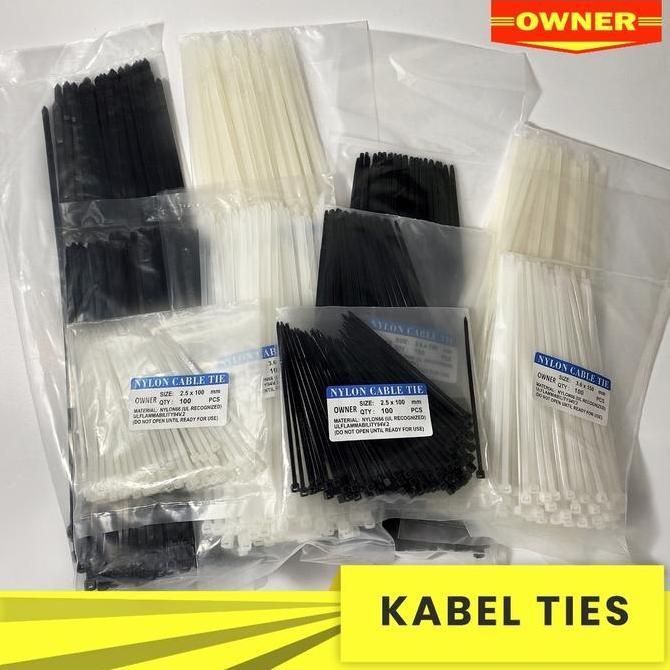 Happyaja- Kabel Ties /Tali Ties 30Cm Putih Visalux