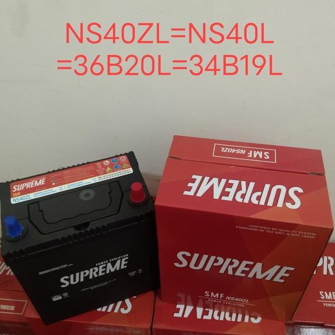 Aki SUPREME NS40ZL Agya Alya Erta Jazz Mobilio Sra Cayla Brio