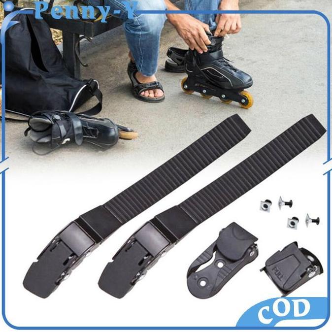 Rotaribig- Strap Buckle Inline Skate/Strap Atas Buckle Atas Sepatu Roda Universal
