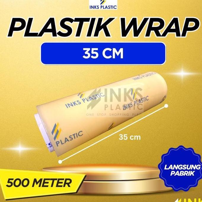 Newkate- Plastik Wrapping 35 Cm Roll Besar Wrap Pembungkus Makanan