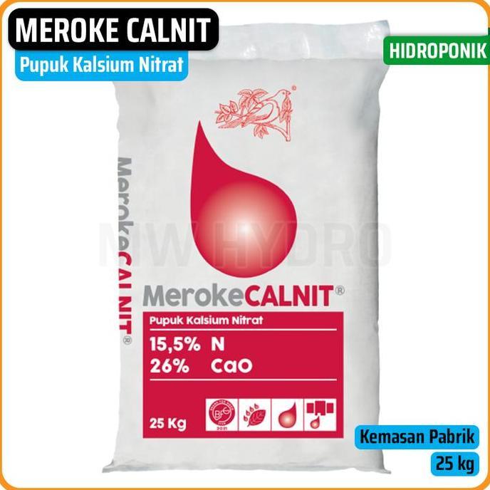 Meroke CALNIT 25 kg - Pupuk Kalsium Nitrat Hidroponik Grade