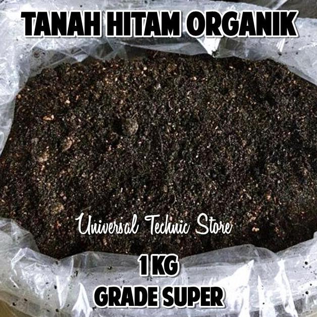 Pilihan- Tanah Hitam Subur Organik / Tanah Humus Subur Super Media Tanam Organik 1Kg