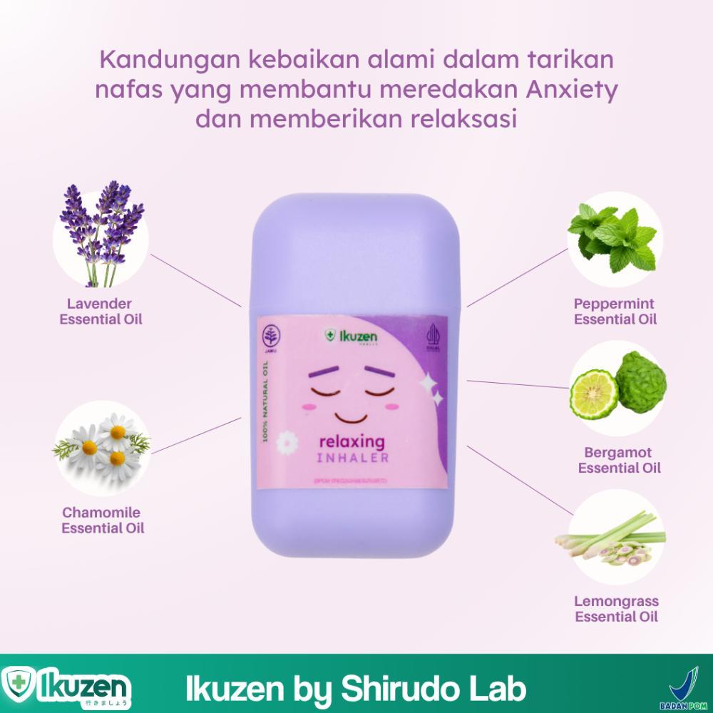 Termurah IKUZEN Inhaler Anxiety Aroma Atasi Penenang Stress C Berlebih Anti Was Was Anxiety 1ml