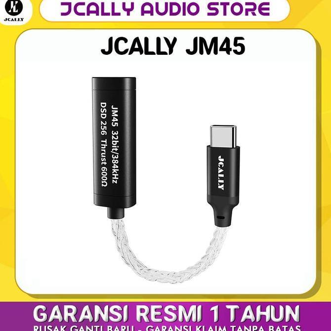 JCALLY JM45 HiRes Audio Portable Amplifier DAC USB Type C to 3,5mm Diskon