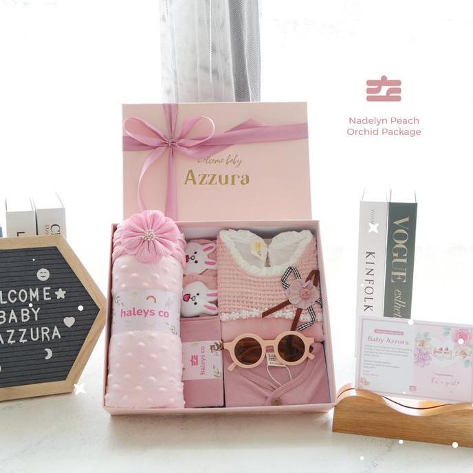 Giftyou- Custom Baby Nadlyne Kado Bayi Perempuan Girl Baby Hampers 0-1 Month
