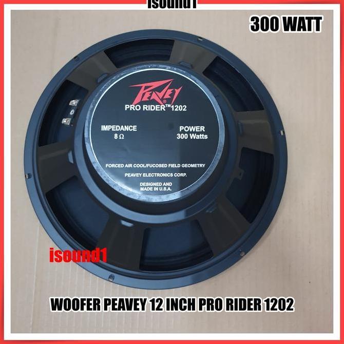 SPEAKER WOOFER PEAVEY 12 INCH PRO RIDER 12 DAN PRO RIDER 1202 300 WATT FULLRANGE Diskon