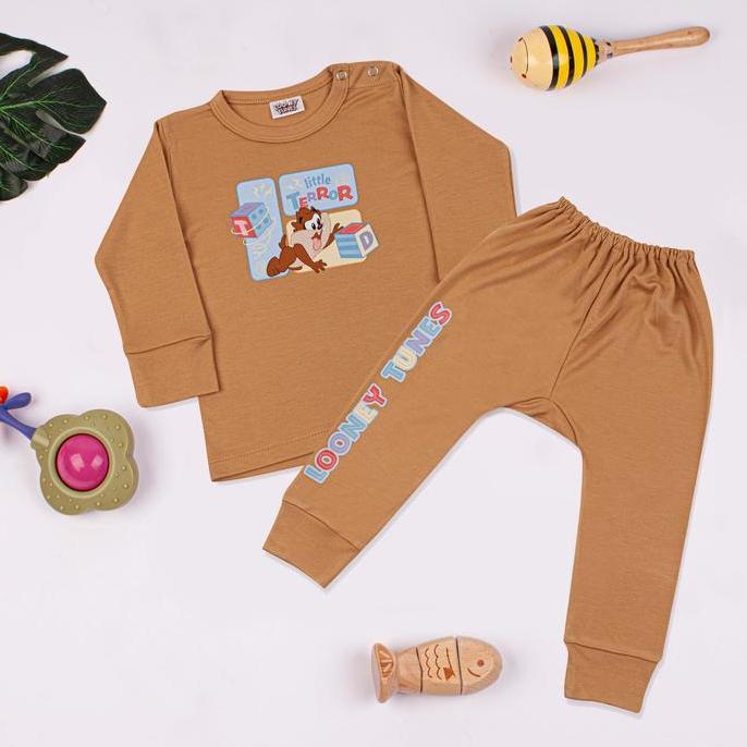 (Good) Baju Bayi / Piyama- Tencel Lyocell- Tazmania - Looney Tunes- Size S-XL