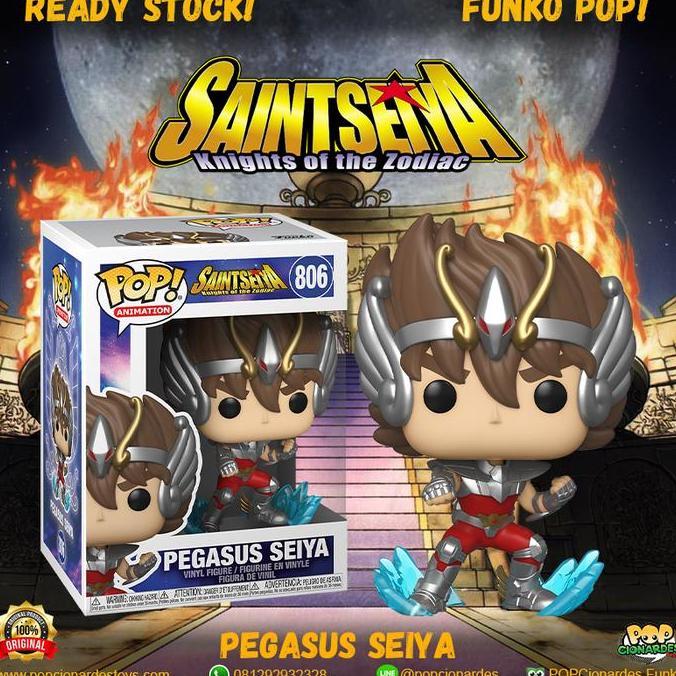 mainan - Funko POP Saint Seiya Knights of the Zodiac - Pegasus Seiya #806 Diskon