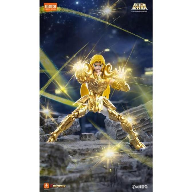 mainan - Blokees Saint Seiya Champion Class Aries Mu Gold Saint Original License Diskon
