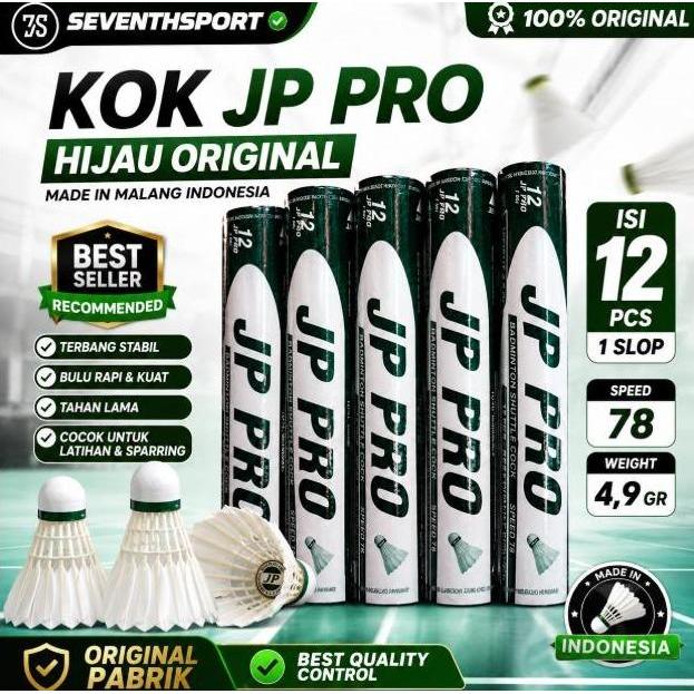 NEW COCK KOK JP PRO| JAYA PRO HIJAU SHUTTLE COCK JP HIJAU ORIGINAL
