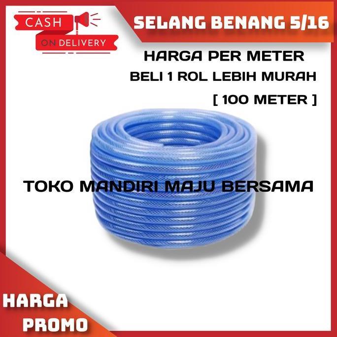 1 ROLL SELANG 5/16 MURAH / SELANG AIR POMPA DC / IRIGASI