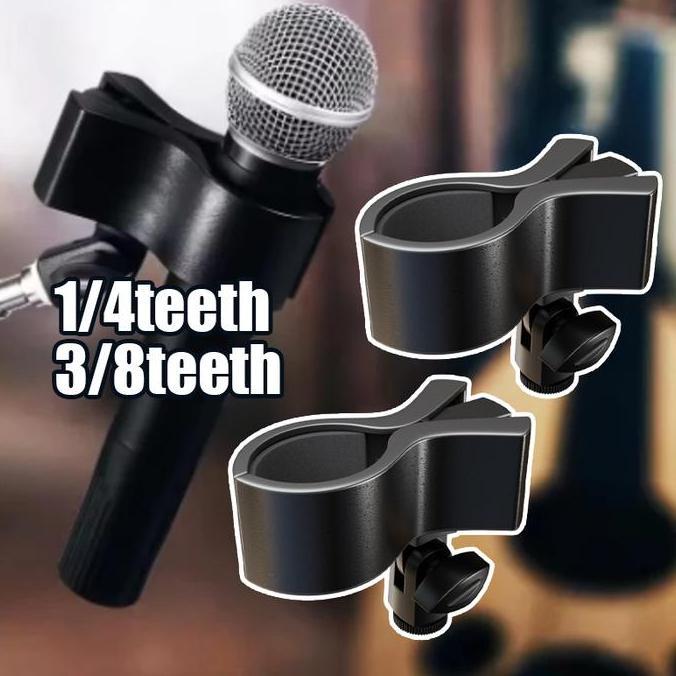 HAZORUN Mic Holder Universal Holder Mikrofon Microphone Holder Mic Holder Jepit Mikrofon kondensor h