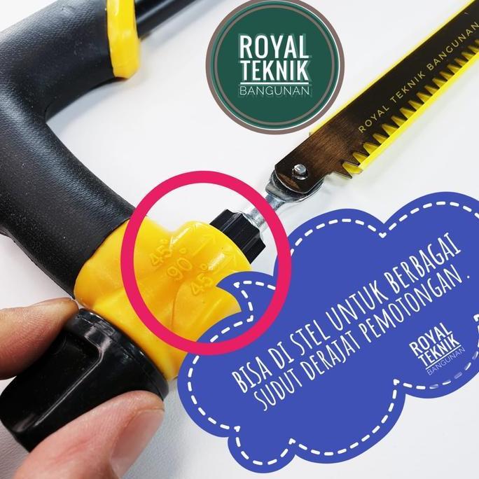 Set- Gagang Gergaji Besi Kayu Multi Fungsi 12 Inch Maxi / Magic Saw