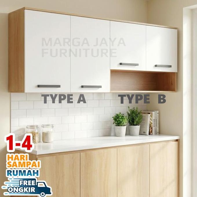 Kitchen Set 2 Pintu atas dan bawah lemari dapur meja minimalis sayur