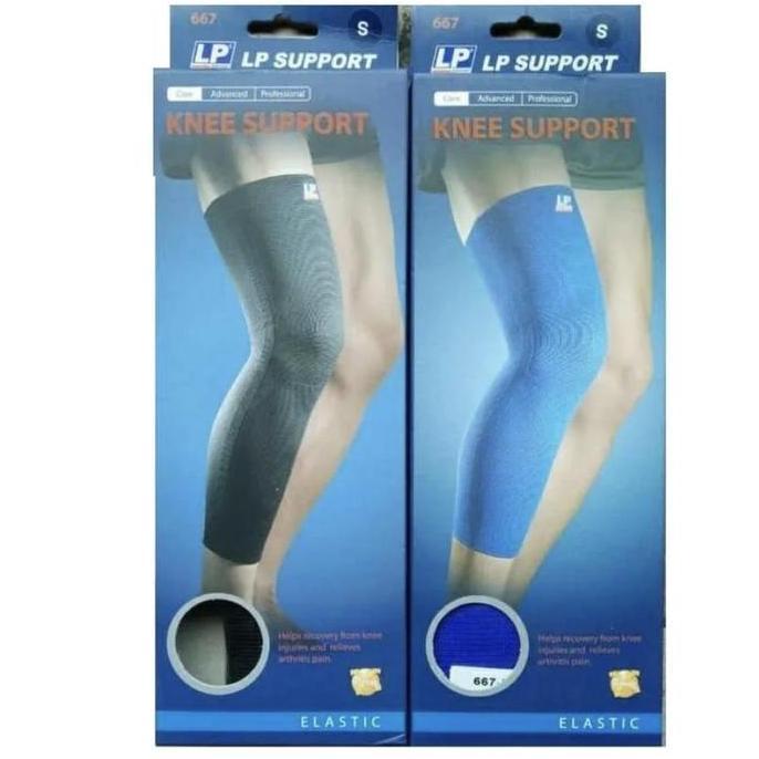 Knee LP Support Panjang Original Deker Lutut Engkel 667 Long