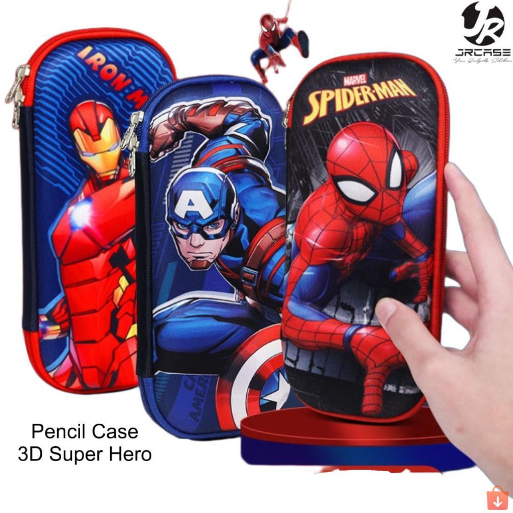 Stokready Kotak Pensil 3D Tempat Pencil Timbul Unik Anak Sekolah Tk Sd Perempuan Laki Laki Kartun Su