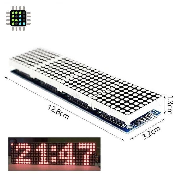Set- 4In1 Led Dot Matrix Running Text Modul