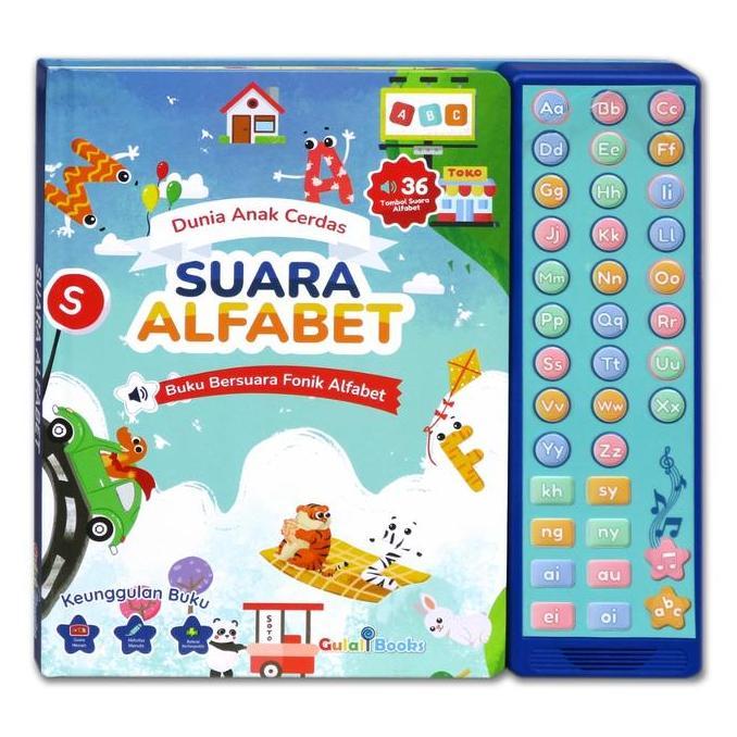 Promo [Gulalibooks] Suara Alfabet Sound Book (Buku Bersuara Fonik Alfabet)