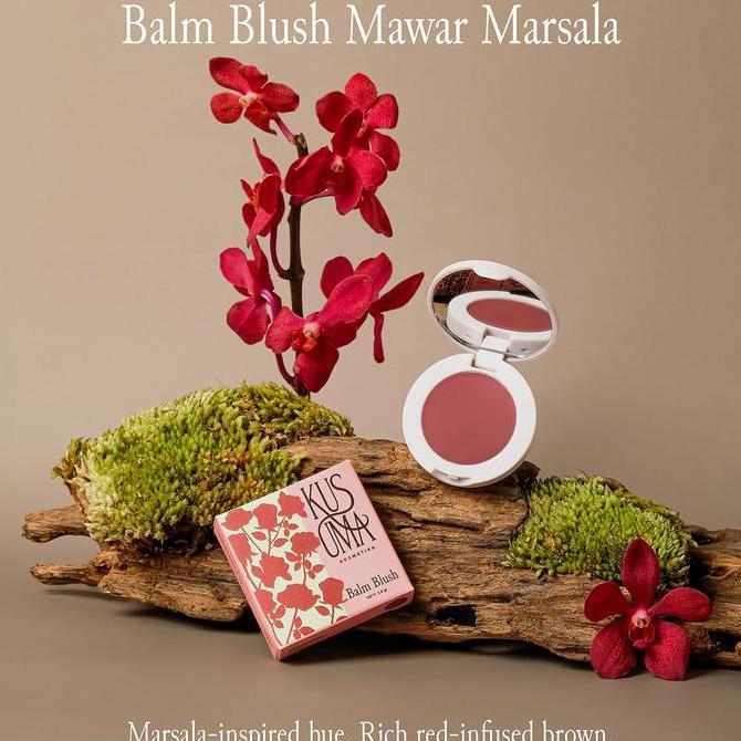Inventar - Kusuma Kosmetika Balm Blush Mawar Marsala