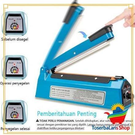 FADHANAKO Sealer Listrik GSE-200MM Untuk Plastik 20cm Mesin Pres Plastik Mesin Sealer Plastik Pereka