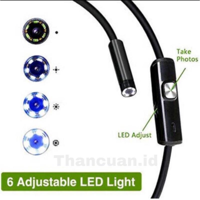 Endoscope Kabel Camera Android 5M 5.5Mm Lens Pengintai Android