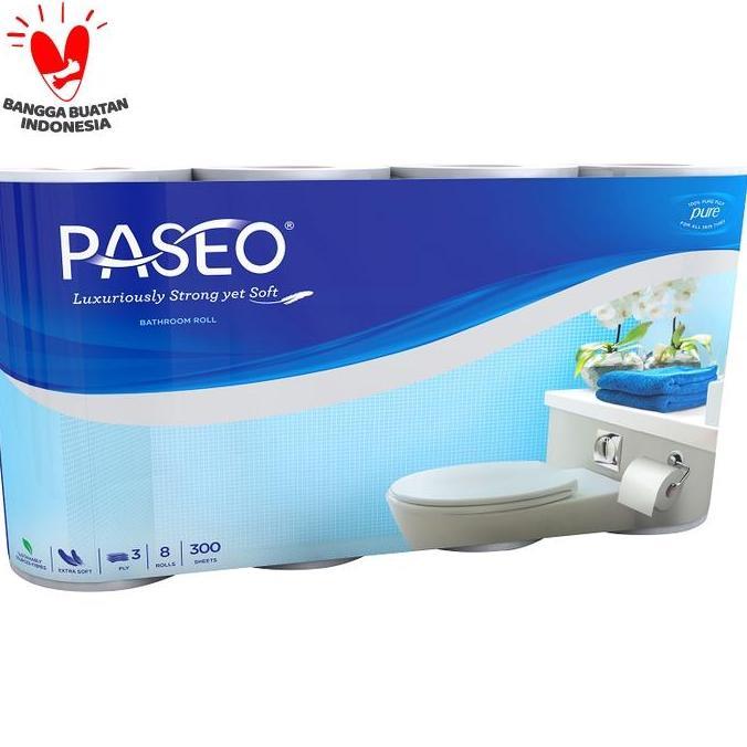 Tissue Paseo Toilet Elegant Roll / Tissue WC 8 Roll