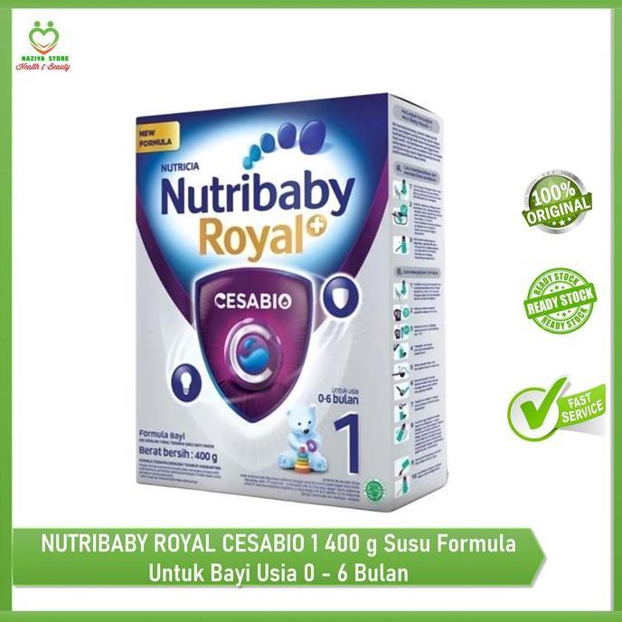 Terlaris Nutribaby Royal Cesabio 1 400G Susu Formula Bayi 0-6 Bulan