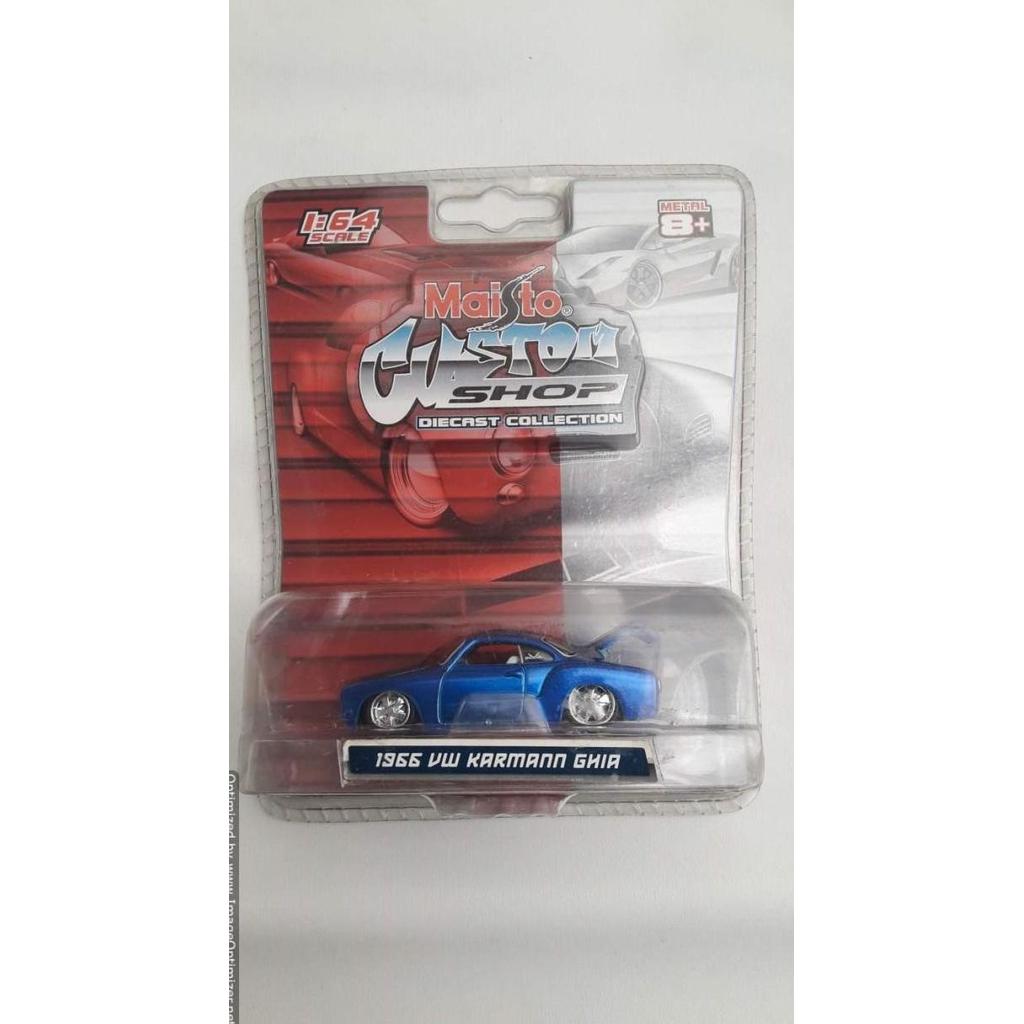 MAISTO - 1966 VW KARMANN GHIA CUSTOM SHOP - RARE MCS27