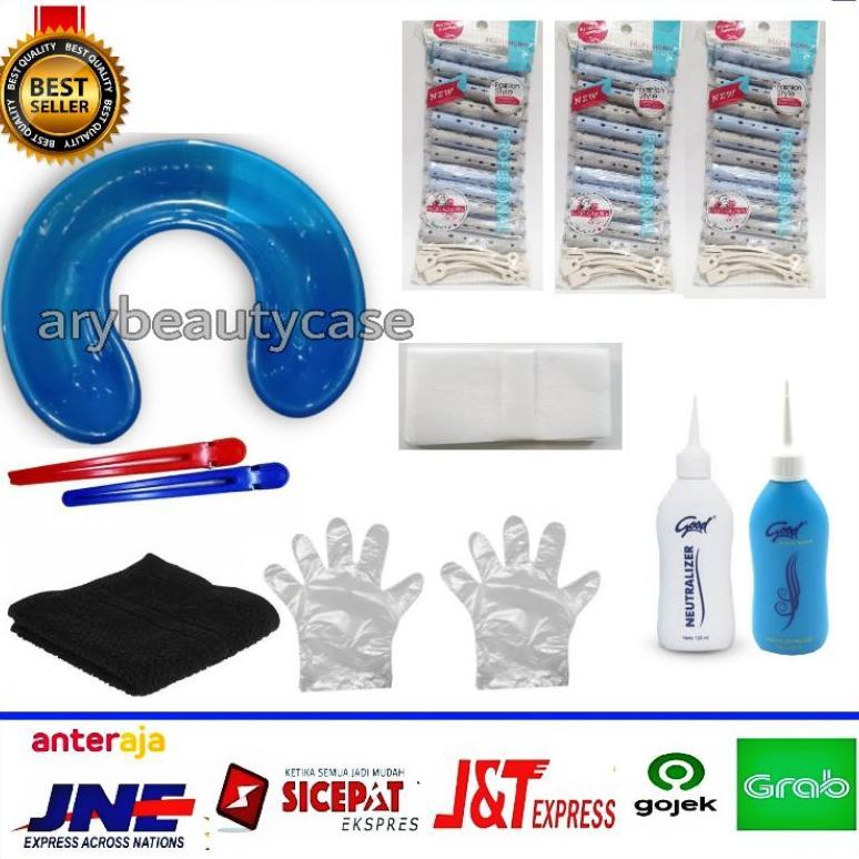 ALAT KERITING RAMBUT 1 SET OBAT KERITING RAMBUT TATAKAN LEHER ROLL KERITING ROTTO KERITING MURAH