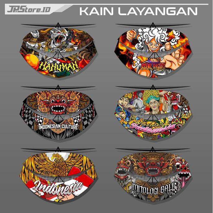 Kain Layang Layang Full Printing - Kain Layangan