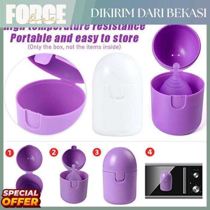 Force One Menstrual Cup Case / Tempat Menstrual Cup / Wadah Sterilisasi Menstrual cup Reusable