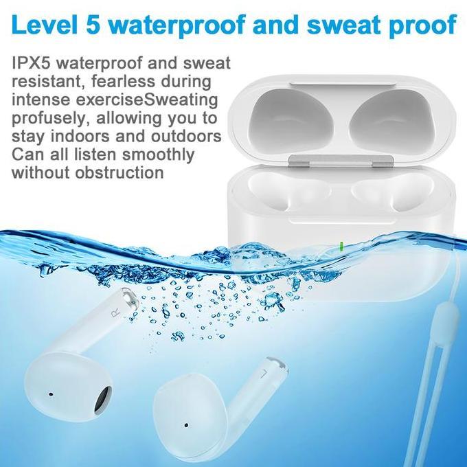 Terbaik GOOJODOQ Earphone bluetooth TWS-A6 pro Earphone Nirkabel Headset Bluetooth 5.3 earphones BT 