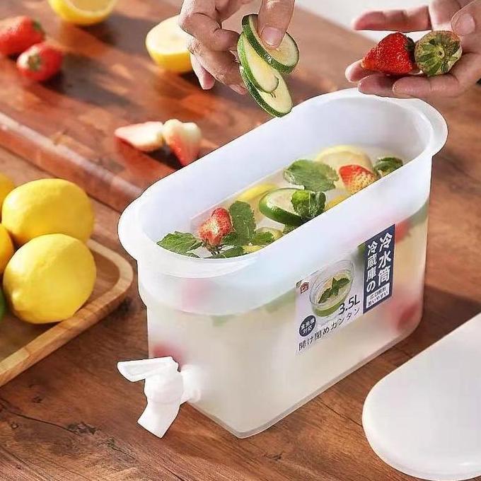 dispenser kulkas dispenser mini DISPENSER JUS PORTABLE MINUMAN AIR KULKAS 3,5L 3,5 LITER botol minum