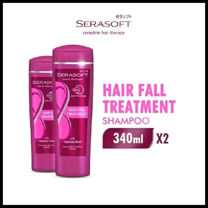 Serasoft Shampoo 340 Ml Rambut Rontok X 2 Botol Promo