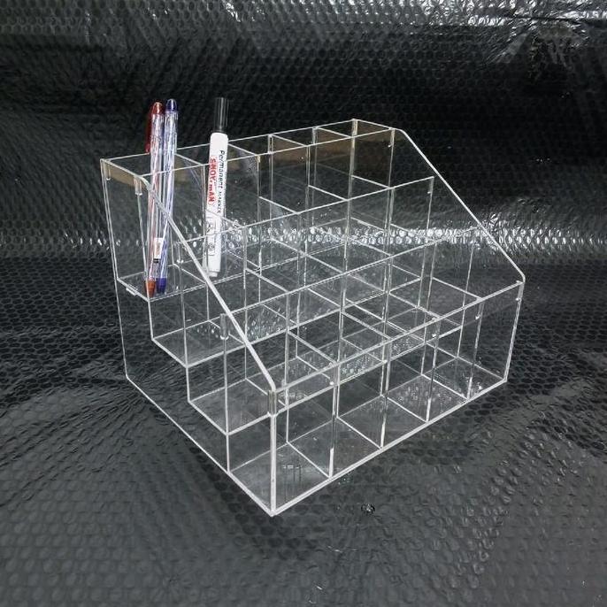 PROMO TEMPAT PULPEN AKRILIK /AKRILIK KOTAK PENSIL /AKRILIK ATK