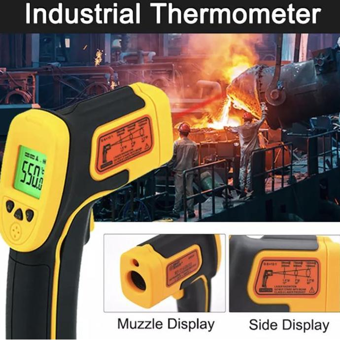 MEHJAPCHA Smart Sensor AS530 Infrared LCD Termometer AS530 Sensor Digital LCD Handheld industry Infr