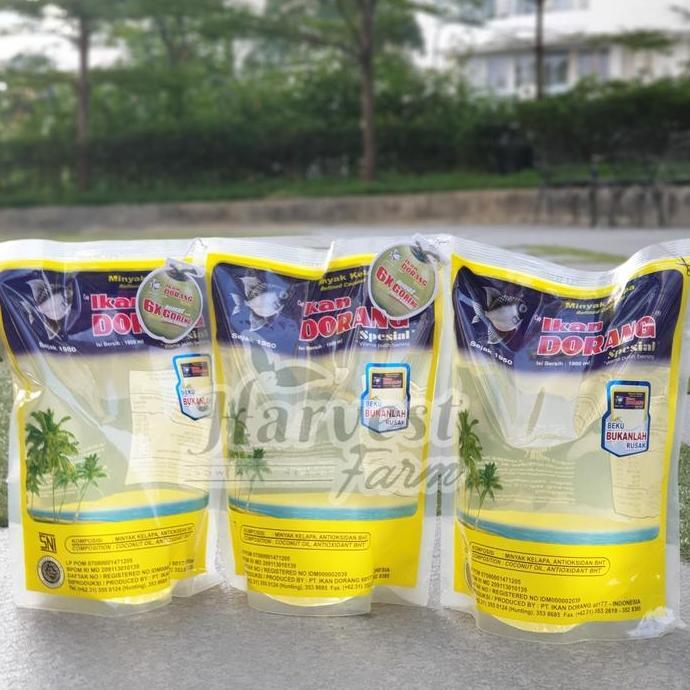 Minyak goreng Ikan dorang asli minyak kelapa