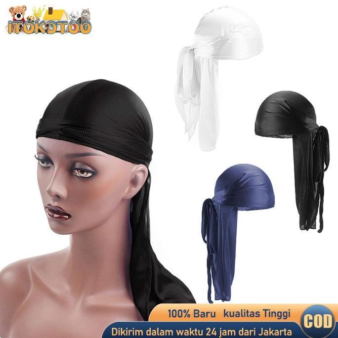 KANJALO Durag Bandana Popular Durag Ikat Kepala Chemo Cap