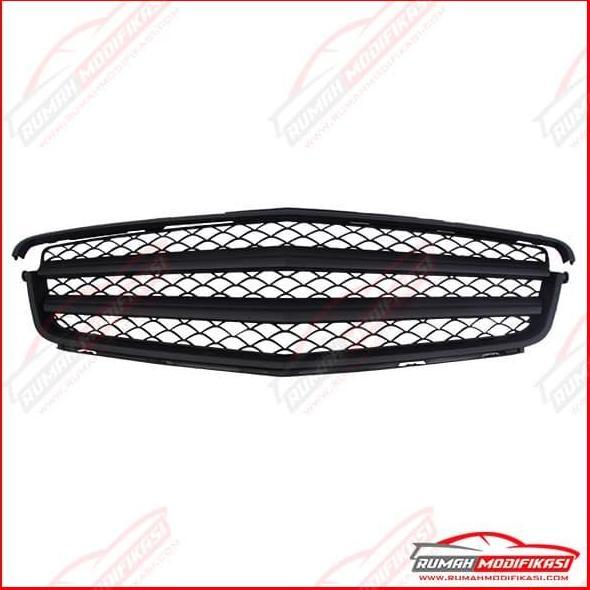 (Best) GRILL - BENZ W204 C-CLASS 2007-2009 - BRABUS LOOK - BLACK