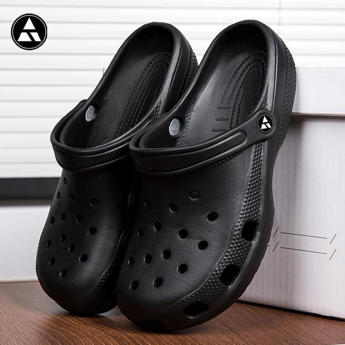 Lord- Sandal Kodok Pria Baim Fuji Clog Jelly Anti Air Karet Wedges B Size 40-45 - Sendal, Shoes