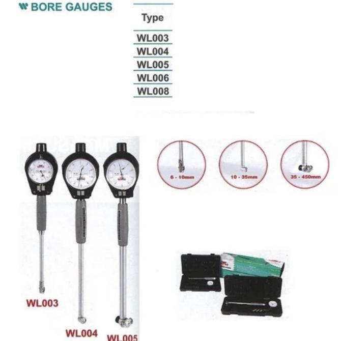 BEBAS ONGKIR - Bore Gauge Range 35-50mm Wipro WL005