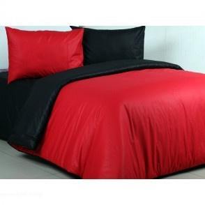 Sprei Polos Merah Cabe Mix Hitam