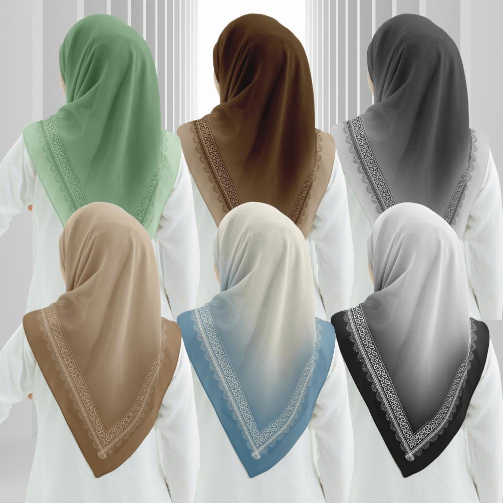 PROMO Sohib Hijab 2- Hijab Segi Empat Voal Motif Terbaru denay kw Jilbab Segi Empat Motif Kerudung S