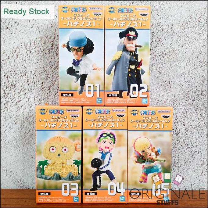 mainan - WCF One Piece Hachinosu 1 Figure Japver Original (Aokiji Kuzan Koby Hibari Shiryu Hachinosu