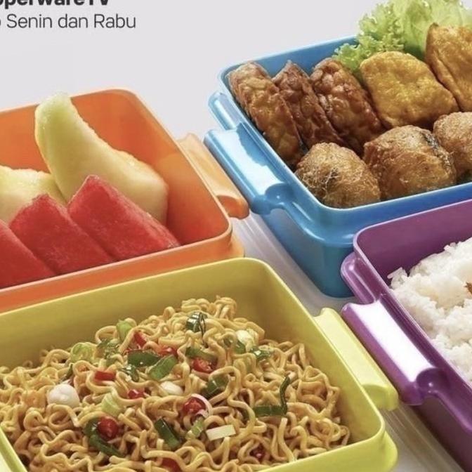 Promo Rantang Susun 4 Warna Tupperware Carry All Set