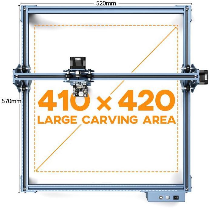 SCULPFUN S9 Authentic Laser Cutting Laser Engraver 5W Mesin Ukiran Laser Printer DIY [terbaik]