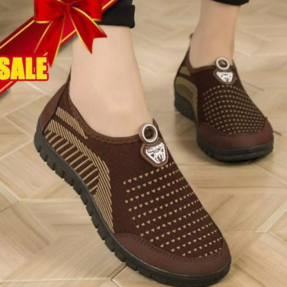 Original Dedinbrado - Sepatu Wanita Slip On Fashion Joging
